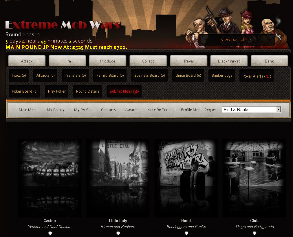 Extreme Mob Wars - Online MMORPG Role Playing Mafia Game